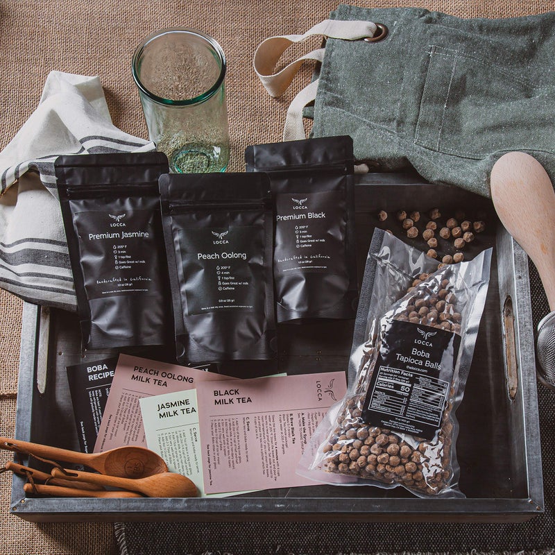 Locca Boba Tea Kit 24+ Bubble Teas | Premium Peach Oolong Tea, Jasmine Tea, Black Tea | Loose Leaf Teas | Vegan & Gluten Free Boba Drink | VIVANTE BOBA TEA KIT - Image 3